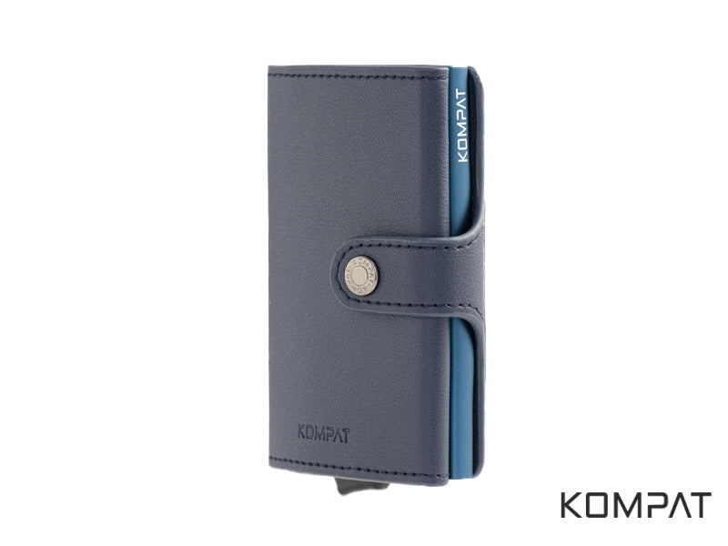 Portafoglio Kompat SX CLIP anti RFID  Blu Vintage