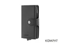 Portafoglio Kompat SX CLIP anti RFID Nero Saffiano