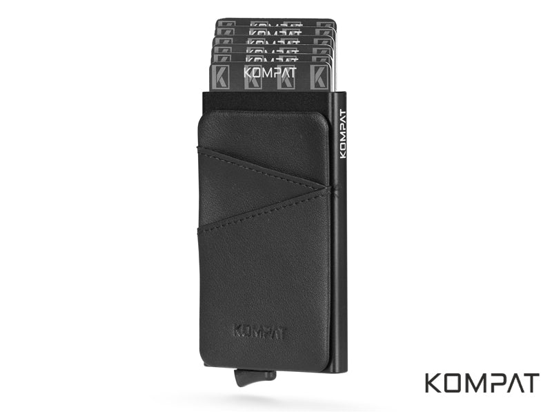 Portacarte Kompat F CLIP anti RFID Nero