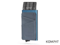 Portacarte Kompat F CLIP anti RFID Blue Jazz