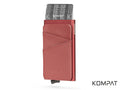 Portacarte Kompat F CLIP anti RFID Rosso Porpora