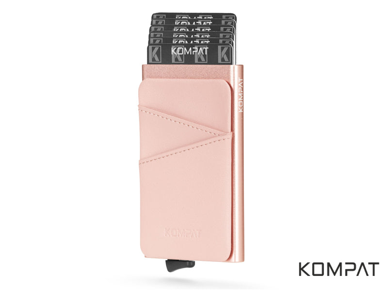 Portacarte Kompat F CLIP anti RFID Rosa Confetto