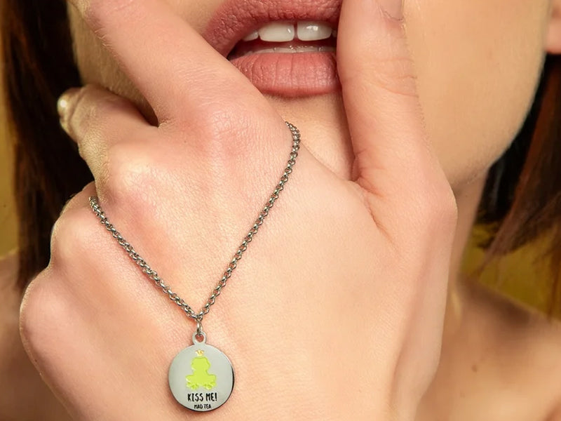 Bracciale monetina Principessa e il ranocchio Kiss me