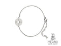 Bracciale Big Compass Silver rosa dei venti in acciaio