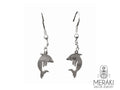 Orecchini con monachella Dolphins delfini in acciaio