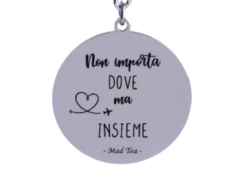 Portachiavi Non importa dove ma insieme