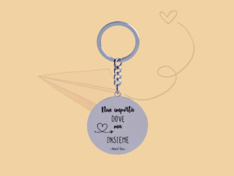 Portachiavi Non importa dove ma insieme