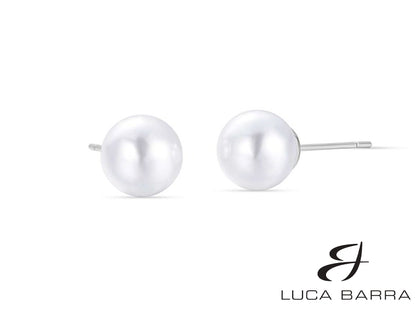 Orecchini in acciaio con perla da 4 mm Ispirati dalla bellezza delle perle, questi orecchini di perle da donna in acciaio sono un dono di lusso che regalerà alla tua donna il massimo dell'eleganza. La lucentezza dell'acciaio, unita alle perle, li rende un gioiello senza età!