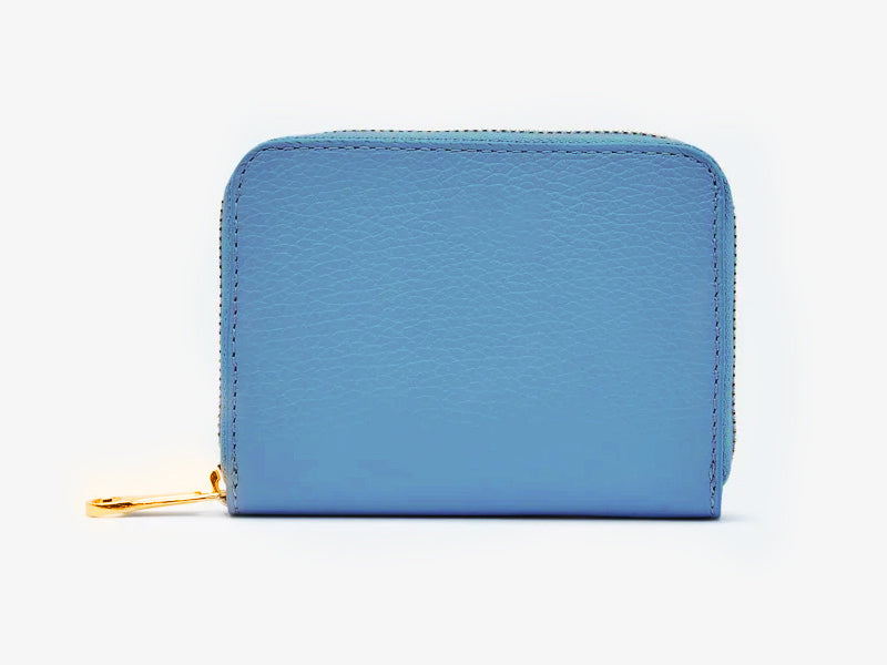 Small Origami women's wallet in genuine hammered leather 