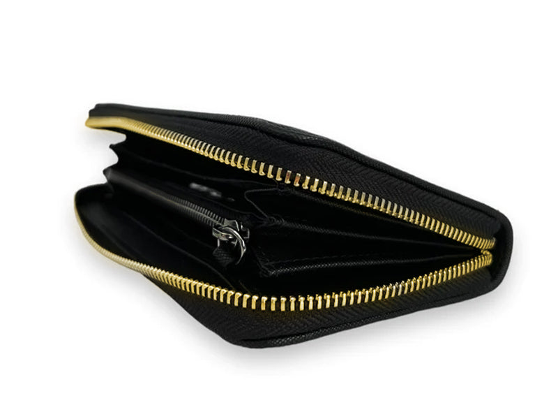 Small Origami women's wallet in genuine hammered leather 