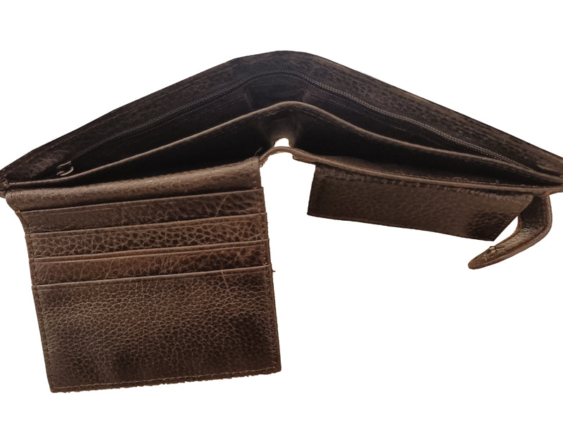 Portafoglio classico in vera pelle da uomo