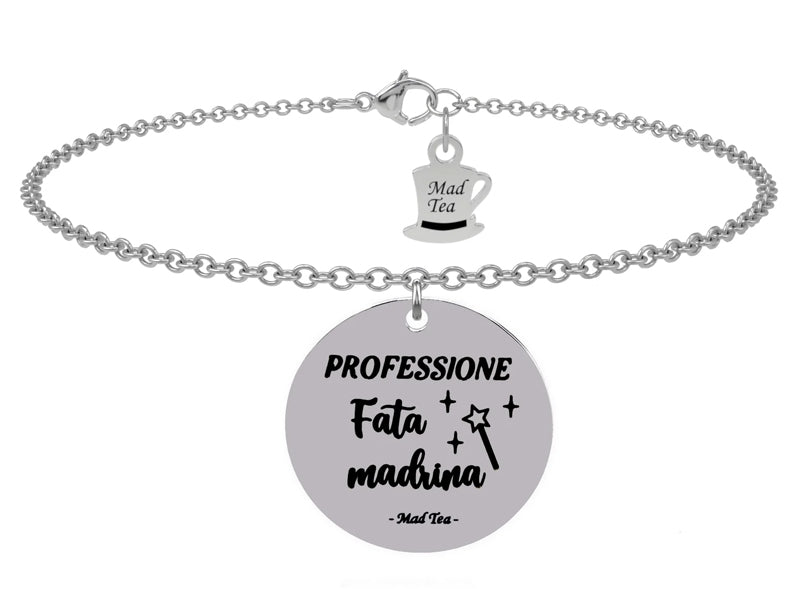 Questo bracciale è dedicato a tutte le vere fate madrine che con allegria e spensieratezza rendono magica ogni giornata!