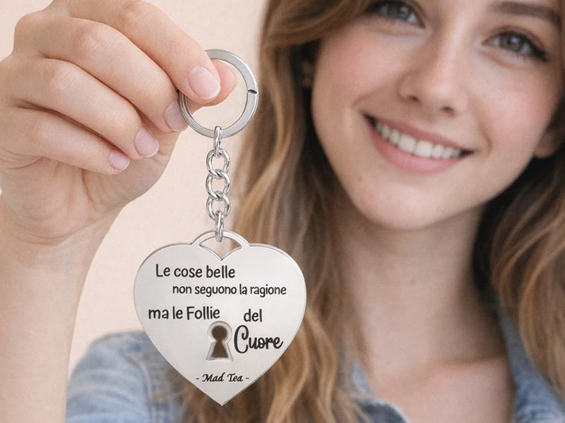 Portachiavi Alice in Wonderland Serratura “Follie del cuore"