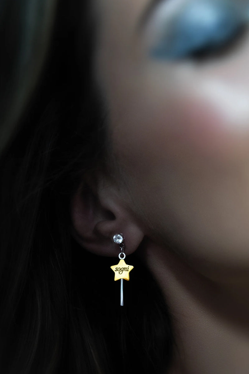 Orecchini bacchetta magica “Sogni di magia” Cenerentola Disney by Mad Tea