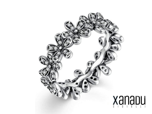 Anello Xanadu gioielli in acciaio inossidabile modello Pandora Margerite