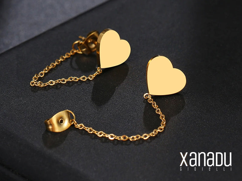 orecchini catenella oro - Gioielli - Orecchini - di Nene bijoux hor orecchini catenella oro - Gioielli - Orecchini - di Nene bijoux hor