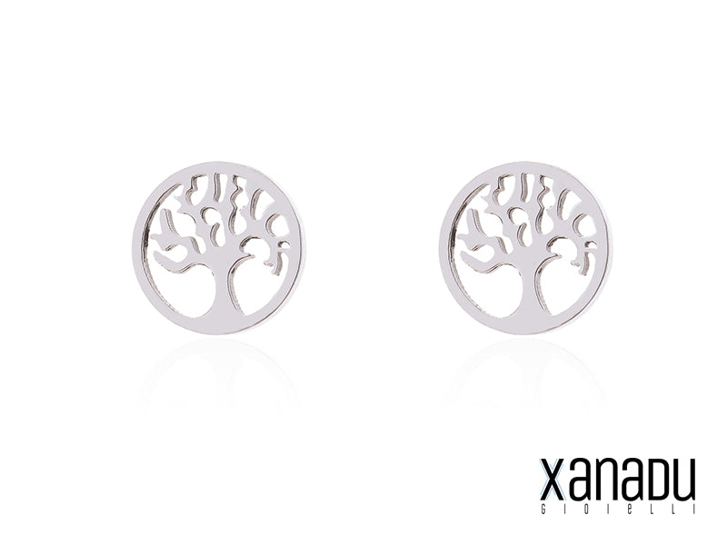 Romantici ed eleganti, questi orecchini a bottone in acciaio inossidabile con albero della vita donano al tuo outfit un tocco adorabile. Le dimensioni delicate combinate con la bellissima superficie lucida rendono questi orecchini gli orecchini perfetti per tutti i giorni che puoi indossare in ogni occasione.&nbsp;