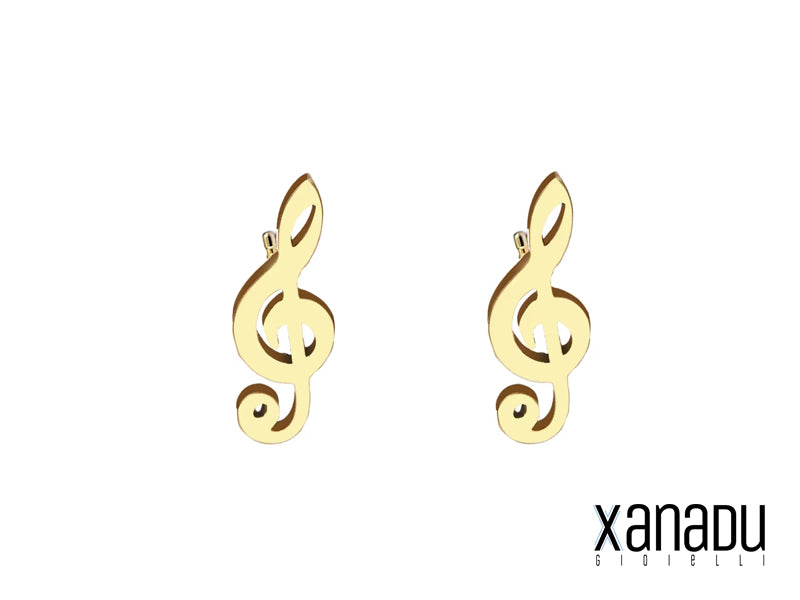 Questo orecchino a bottone è realizzato in acciaio inossidabile 304L di alta qualità, un materiale resistente e ipoallergenico. La forma a chiave di sol, simbolo universale della musica, è definita e precisa. Un accessorio elegante e versatile, ideale per completare qualsiasi look.