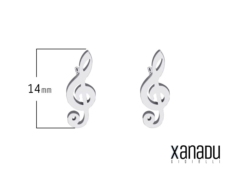 n orecchino a bottone che parla di note, armonia e stile! Realizzato in acciaio inossidabile 304L, questo gioiello è un omaggio alla musica, perfetto per chi vuole portare la propria passione sempre con sé. Un accessorio unico e originale, per un look che non passa inosservato.