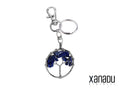 Tree of Life Keychain with Stones 