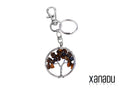 Tree of Life Keychain with Stones 