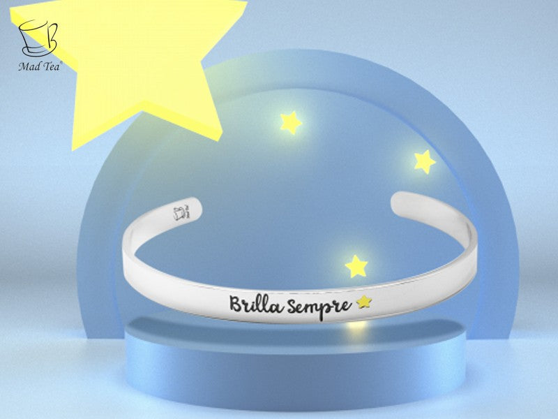 Bracciale rigido "Brilla Sempre"