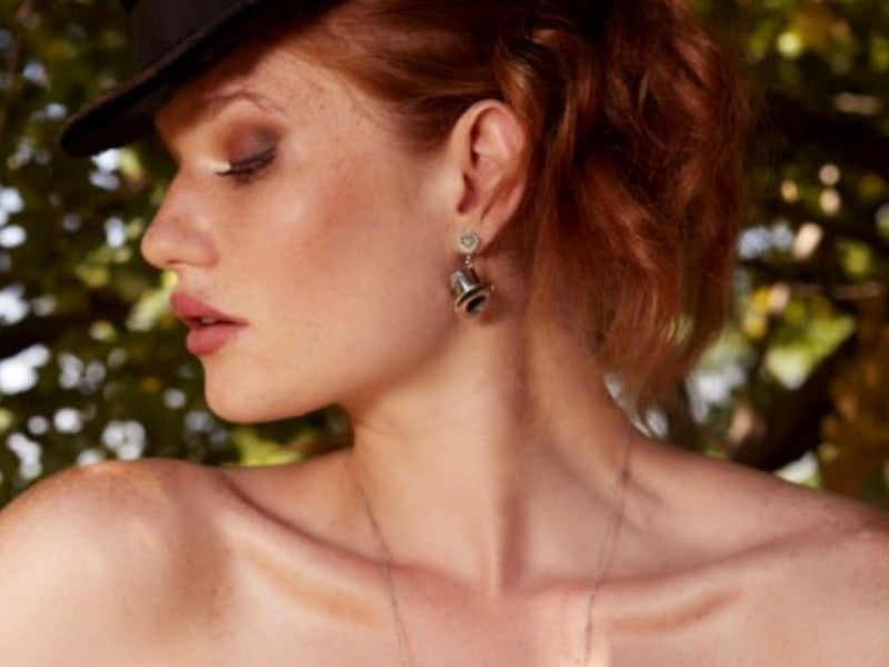 Orecchini "Matto come un Cappellaio"