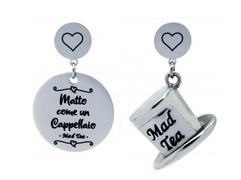 Orecchini "Matto come un Cappellaio"