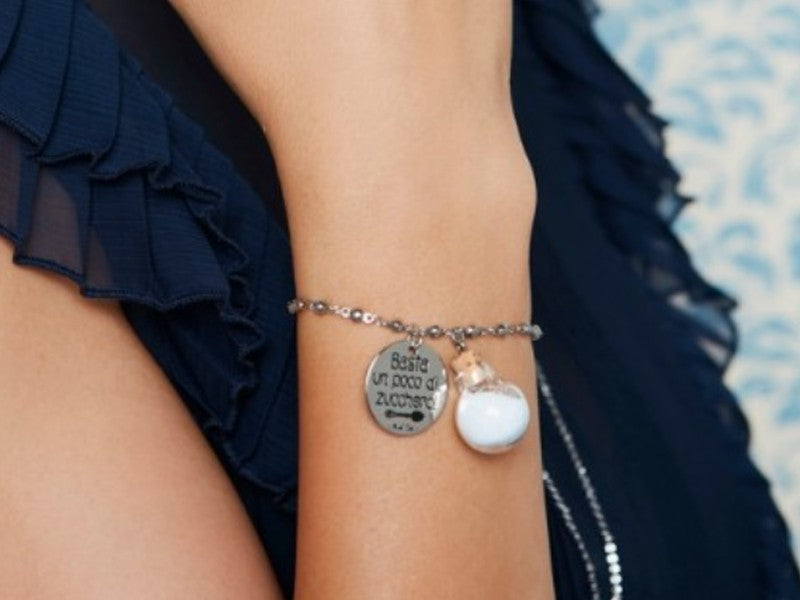 Bracciale "Basta un poco di zucchero"