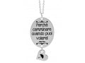 Collana dedicata allo stile inconfondibile di Mary Poppins che con il suo magico ombrello vi saprà far volare insieme a lei e donare un dolce sorriso!  Collana con ciondolo composto da targhetta con la frase "Perchè camminare quando puoi volare" e piccolo cuoricino con inciso il magico ombrello di Mary Poppins.