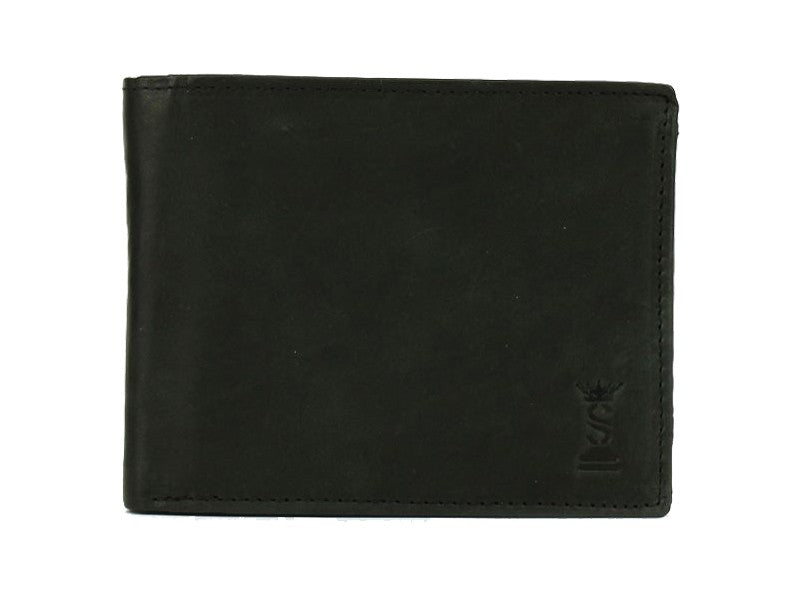 RFID men's mini wallet in genuine leather 
