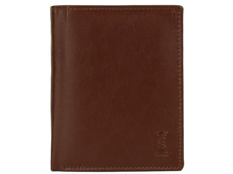 Portafogli ANTI-RFID Verticale da uomo in vera pelle morbidissima