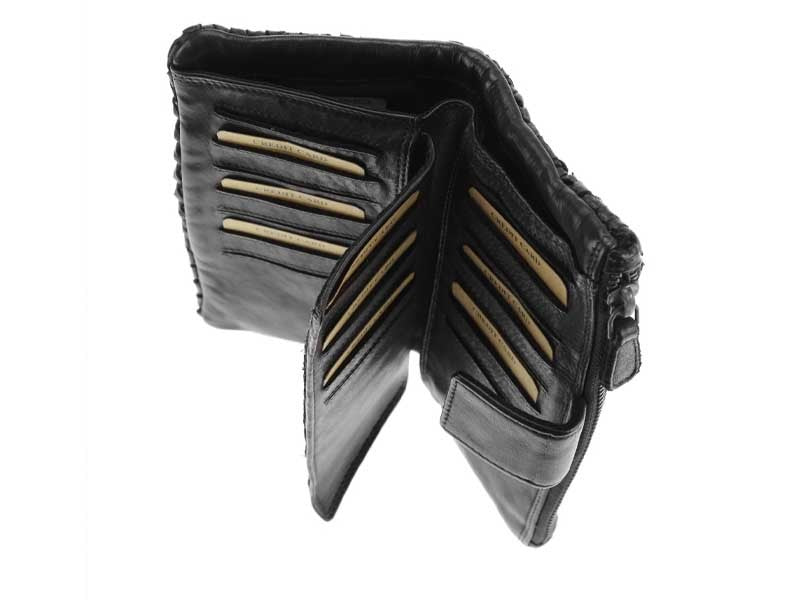 Origami Women's Wallet in genuine woven leather XL 