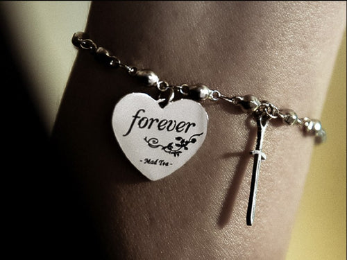 Bracciale "Forever: il cuore di Biancaneve" con pugnale