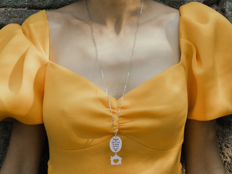 Collana la casetta dei sette nani di biancaneve 