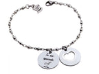 Tu sei Speciale Questo bracciale ci svela un piccolo grande segreto.. ciascuno di noi è unico e speciale come Dumbo! Bracciale con targhetta con incisa la frase "Tu sei speciale" e cuore traforato con smalto bianco.