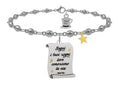 Bracciale con dolce pergamena che ci svela quello che è uno dei principali motivi di un viaggio: il seguire i propri sogni!