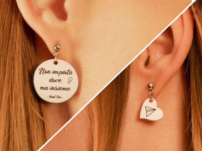 Stainless steel Wanderlust earring
