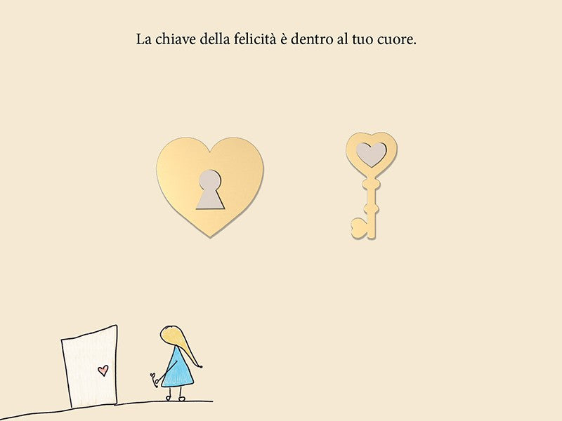 Questi orecchini sono ispirati alla magica serratura e alla sua chiave, due simboli molto importanti della favola di Alice nel Paese delle meraviglie che insieme rappresentano una grande verità: troverai la felicità solo dentro al tuo cuore.