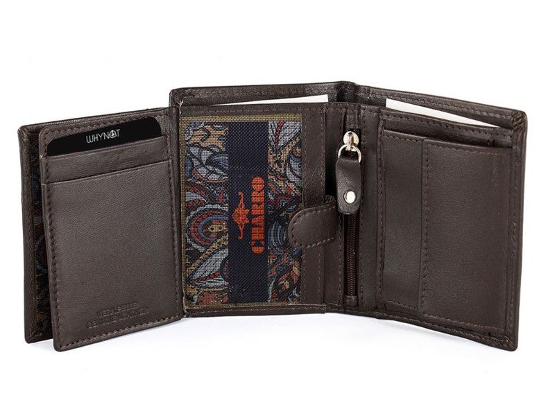 Portafoglio Charro Verticale da Uomo in vera pelle