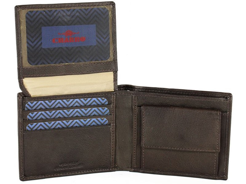 Charro men's wallet in genuine leather 