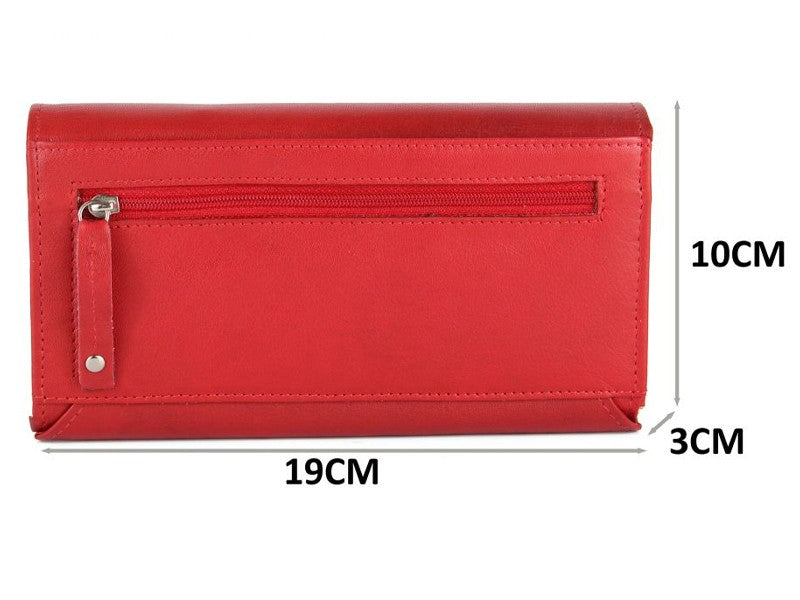 Charro women's wallet in very soft genuine leather 