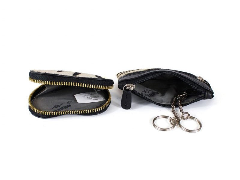 Charro gift box in zebra-print pony skin 