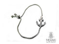 Bracciale scorrevole Avery in acciaio con ancora