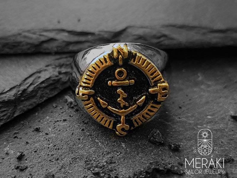 Meraki sailor jewelry collection anchor ring