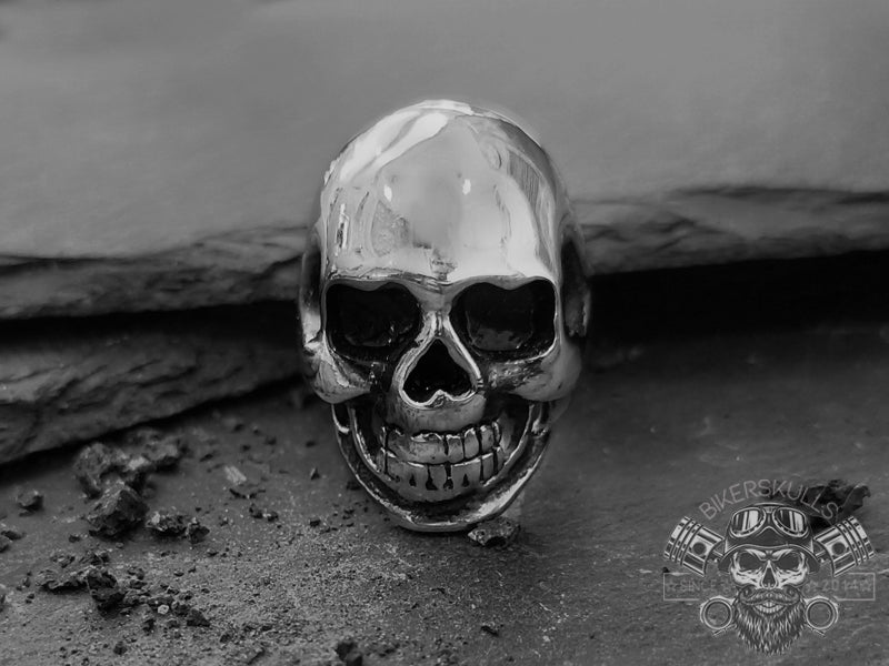Biker skulls stainless steel skul ring