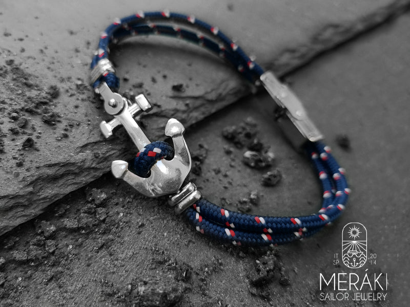 Meraki Stainless steel anchor bracelet