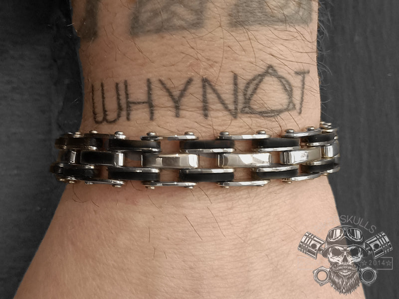 Bracciale Bike chain Trixi catena di bicicletta in acciaio