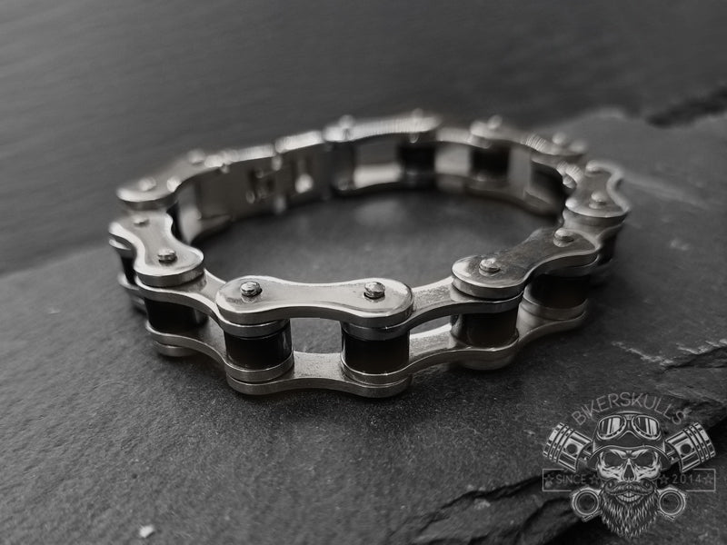 Bracciale Bike chain Megatron catena di bicicletta in acciaio