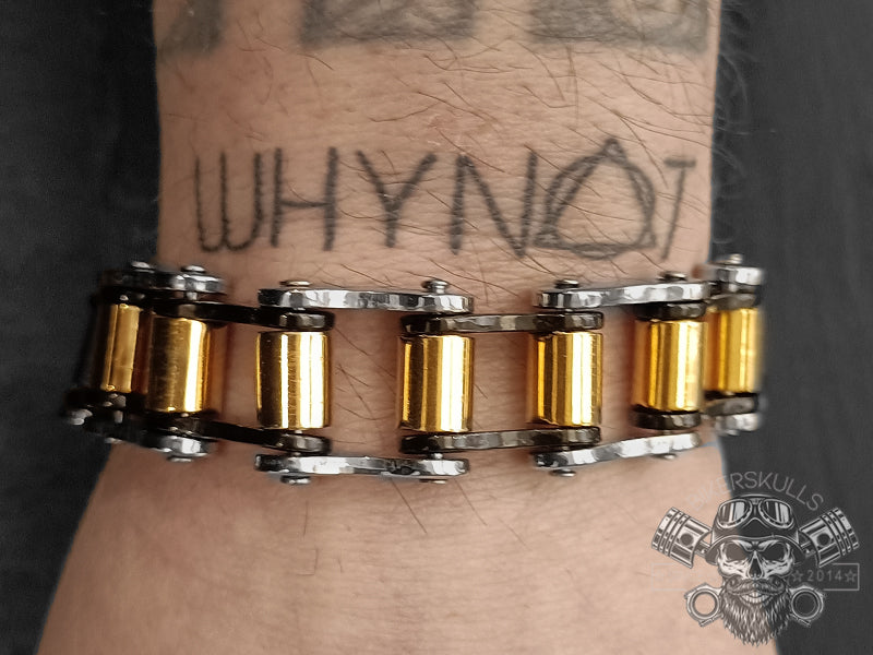 Bracciale Bike chain Rex catena di bicicletta in acciaio